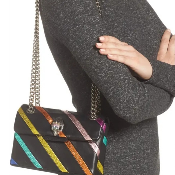 - KURT GEIGER LONDON MINI KENSINGTON LEATHER BAG - Picture 6 of 13